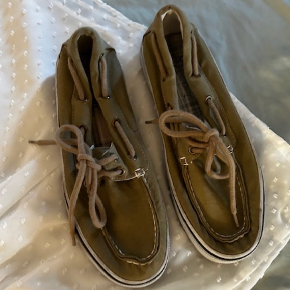 st johns bay canvas tan womens 8 shoes shoe tennis   sneakers eight
